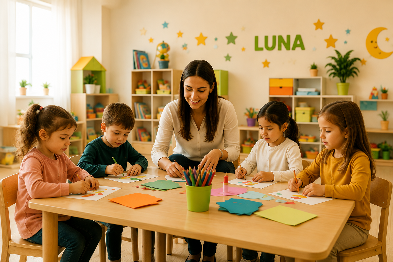 Luna Kreş çocukların gelişimini destekleyen eğitim